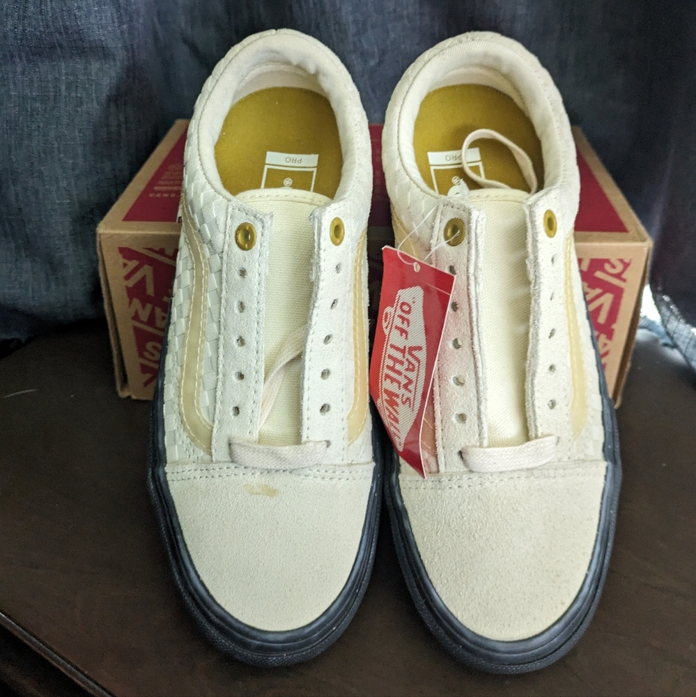 Vans Old Skool Pro Lizzie Armanto Antique Black Women 5.5 Suede 082025 - Picture 3 of 12